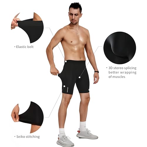Image of NEVER QUIT Sports Tights Shorts for Men
