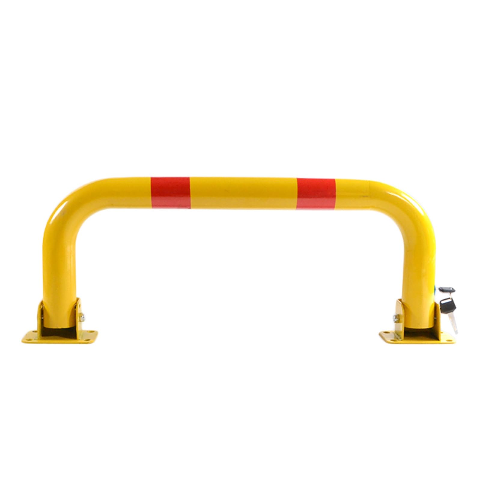 DUANHOZ Parking Guardrails,U-Shaped Folding Parking Lock, Reflective Blocker for Occupied Spaces, Anti-Collision Guardrail Bar, Ideal for Schools, Garages, and Subways (800x300mm