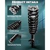AUTOMUTO Strut Spring Assembly Front Pair Shock Absorber Fit 2003-2008 for Mazda 6 Replace for 172195