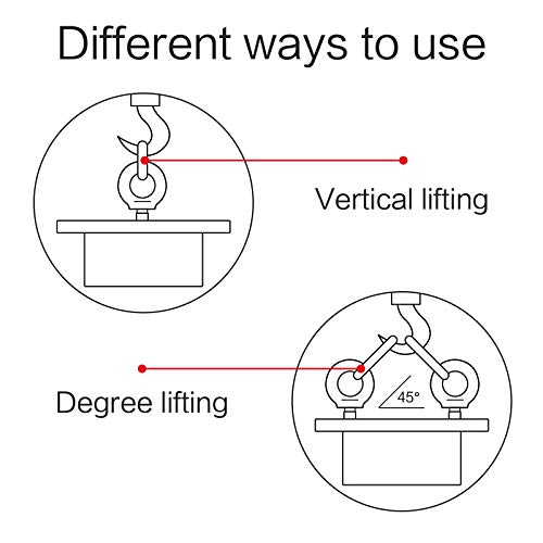 Jubaopen 10 Pcs M8 Bullone ad Occhiello con