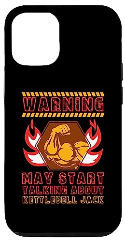 iPhone 12/12 Pro Kettlebell Jack Funny Workout Humor Gym Fitness Health Case
