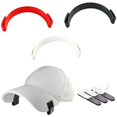 Suwzuqn 3 PCS Hat Brim Shaper and Bender Tool Plastic Curving Band for Baseball Caps Flexible Curve Bender for Perfect Bill Shapes Hat Form Keeper