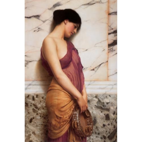 La fille tambourine art sur toile pour une ambiance de chambre douce