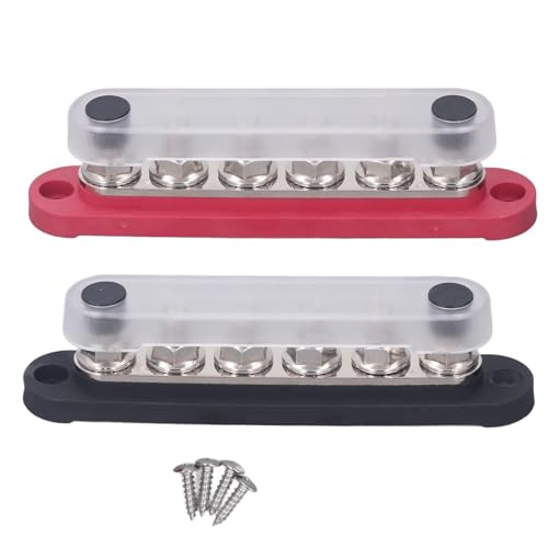 Barra colectora de 48V con pernos M6 de 150A y cubierta protectora aislante 5