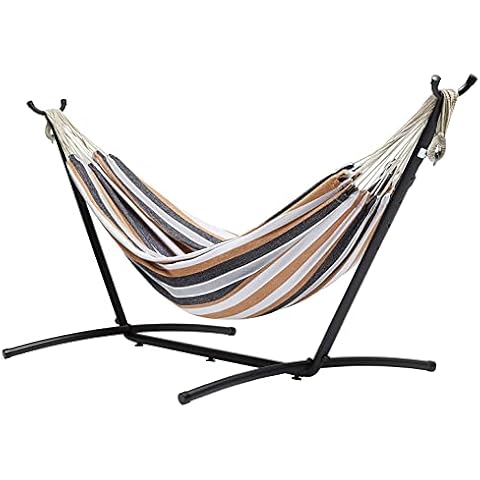 Amazon Basics - Hamaca de tela con soporte Cover