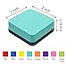 Dyshri 24 Pack Square Magnetic Whiteboard Erasers, Mini Dry Erase Board Erasers for Kids and Students, 8 Color
