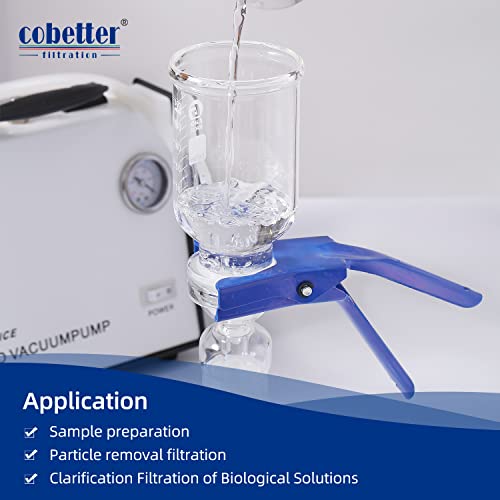 Image of PVDF Membrane Filters, 47mm, 0.1 m, Hydrophilic, 100PCS | Hydrophilic PVDF Membrane Disc Filters, Non-sterile, pH 1-8, For filtration /clarification of protein & biological solutions