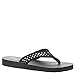 Skechers Cali Women's Meditation-Rhineston Flip Flop,Black,8 M US
