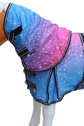 Image of Challenger Miniature Weanling Donkey Pony Horse Foal Summer Fly Sheet Galaxy 51832