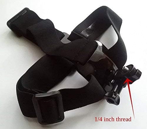 Designo Head Helmet Strap Band Mount Holder for Digital Cameras to use as Action Cameras Fits Universal Canon Nikon Sony Samsung Olympus Vivitar dvr783hd GoPro 4GEE - Image 5