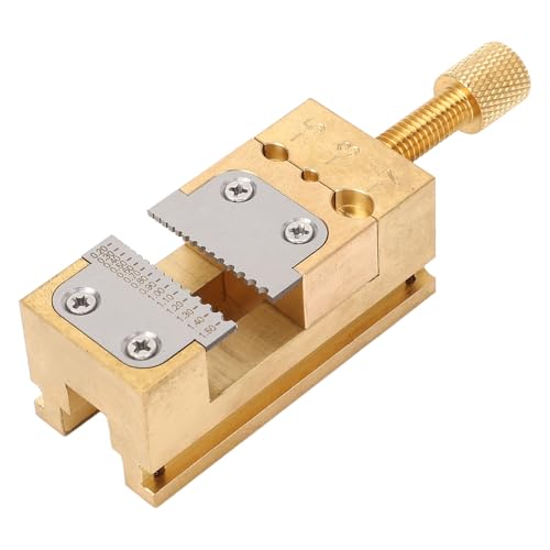 Abrazadera de Latón para Relojes, Ruedas de Mano y Tubos de Pasador, Juego de Herramientas de Reloj de Cobre para Reparación con Abrazadera de Tubo de Puntero de Reloj