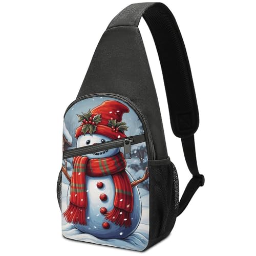 Bolso tipo sling liviano Red Snowman para hombro miniatura 1