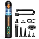 yoyoto Car Vacuum Cleaner, 4-in-1 Mini Handheld Vacuum Cleaner Cordless with 22000Pa Suction Power, 15-45Min Runtime, 2H Fast Charge, 2 HEPA Filters, Portable Hand Held for Car, Home, Office