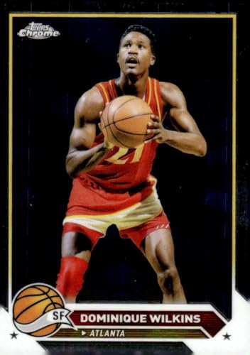 DOMINIQUE WILKINS 2023-24 Topps Chrome Base #166 NM-MT Basketball Hawks