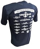 [制服のフジ] 自衛隊グッズ Tシャツ (呉所属艦艇) 海上自衛隊 海自 広島 呉 速乾 ドライ 半袖 呉所属(NV,L)