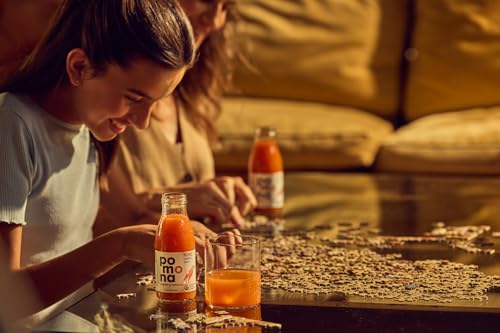 Image of Pomona Organic Carrot Juice, Cold Pressed USDA Organic Juices, 100% Carrots, No Added Sugar, Not From Concentrate, Vegan, Kosher, Non GMO, Pasteurized, 8.4 Ounce (Pack of 12)