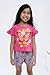 imagikids Butterfly Toddler Girls Ruffle T-Shirt and Chambray Shorts Outfit Set Pink/Blue 4T