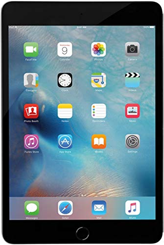 Get Popular Offer Apple iPad Mini 4, 128GB, Space Gray - WiFi + Cellular (Renewed)