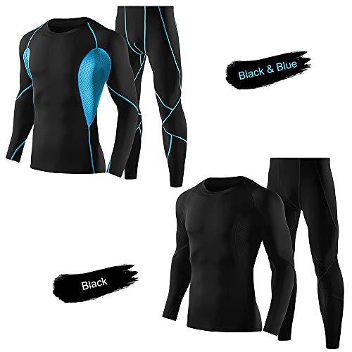 Camisa de treino, Romacci Conjunto de roupas de ginástica 2 peças masculinas de secagem rápida Conju
