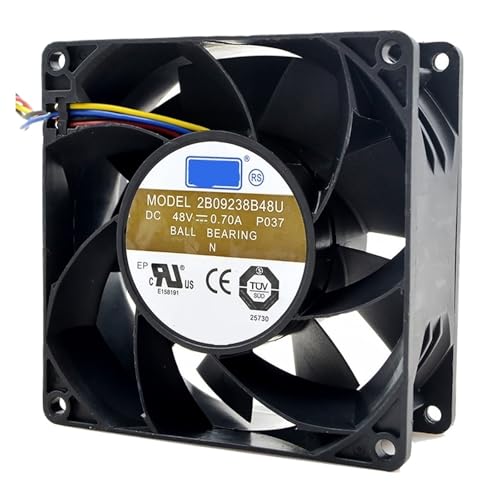 Ventilateur 92mm 48V résout la surchauffe des serveurs rack 4 fils