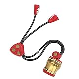 Archery Thumb Ring, Leather Archery Thumb Protector Bow Finger Guard for Shooting(Red) and Archery Supplies and Archery Supplies