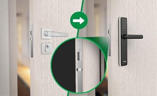 Fechadura Digital de Embutir Compatível com Alexa IFR 3000+ Preto Intelbras