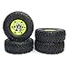KingVal Replacement 2PCS Left + 2PCS Right Wheel Tyre Tire RC Parts Compatible with WLtoys 12428 1/12 RC Car
