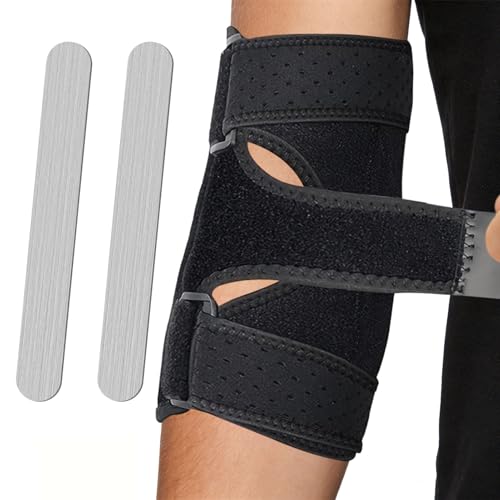 Nangilo Elbow Brace Cubital Tunnel Elbow Splint Elbow Splint for Ulnar Nerve Night Support Adjustable Elbow Support for Men and Women Fractures Tennis Elbow Tendonitis