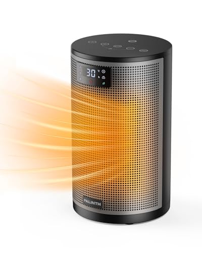 PALINTH Heizlüfter Energiesparend, 1500W Raum Leise Heizung Elektrisch für Home Low Energy, 3 Modi...