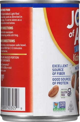 Joan of Arc Beans, No Salt Added, Light Red Kidney Beans, 15.5 Ounce - Image 3