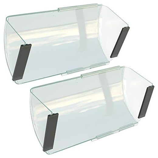 Home Intuition Adjustable Magnetic Heat and Air Deflector for Vents, Sidewall, and Ceiling Registers, 2 Pack