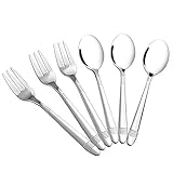 Enthält 6 Teelöffel und 6 Kuchengabeln