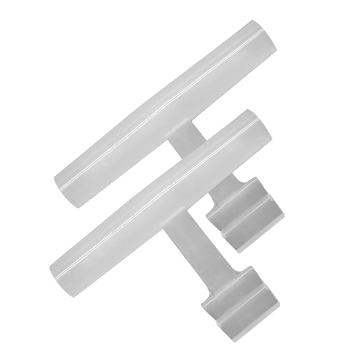 Holibanna 2Pcs Bird Feeding Perch Stand Acrylic Feeder Holder for Birds Easy Install Perch Elegant Design for Outdoor Use