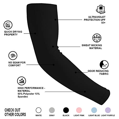 Arm Sleeves for Men for Football Baseball Basketball Cycling Running Golf