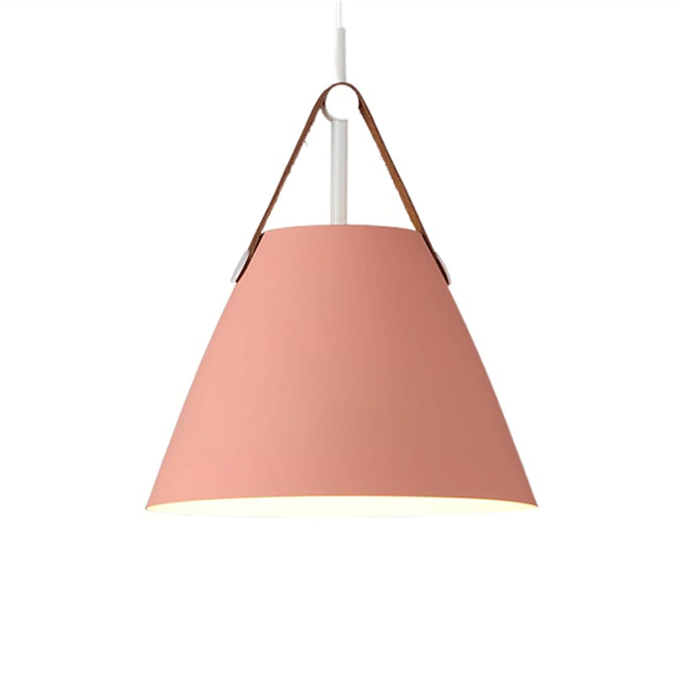 YGZPALH Nordic Children's Room Pendant Light Macaron Color Shade Design Adjustable Height Fixtures Dining Table Single Head Chandeliers Modern Room Light Fixture for Hallway, Dining Living Room