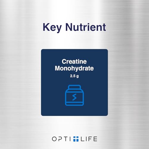 Image of Opti + Creatine Monohydrate Capsules | Doctor Formulated | Support Muscle Recovery, Strength & Performance* | Daily Creatine Supplement | Made in USA | 180 Capsules /60 Servings