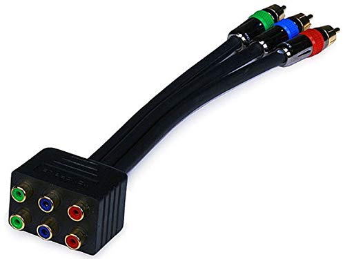 Monoprice 102899 Premium 3-RCA RGB RG-6/u Component Video Splitter (102899)
