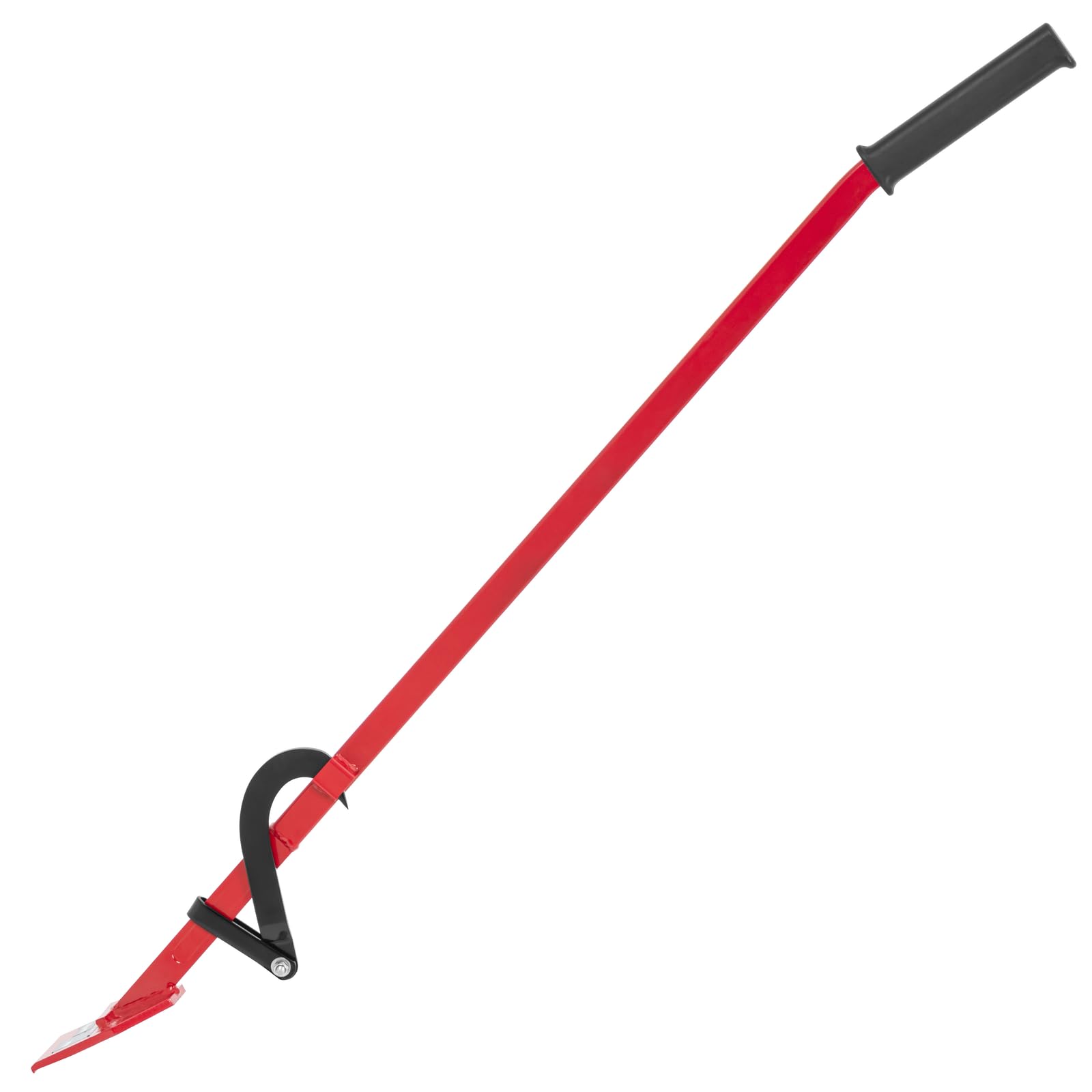 HI-LJE-114 Levier d'abattage avec crochet de retournement - 130 cm - acier / plastique Levier tourne bille Levier d'abattage 130 cm Outil de bucheron Outillage forestier professionnel