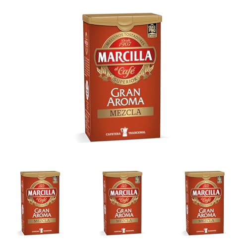 Marcilla Café Molido Mezcla 250 g (Paquete de 4)