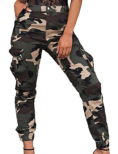 Lkous Camo Cargo Pants For Women #TOP15