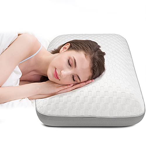 Fityou Memory Foam Pillow for Deep Sleep Bed Pillow Cooling Washable Cover