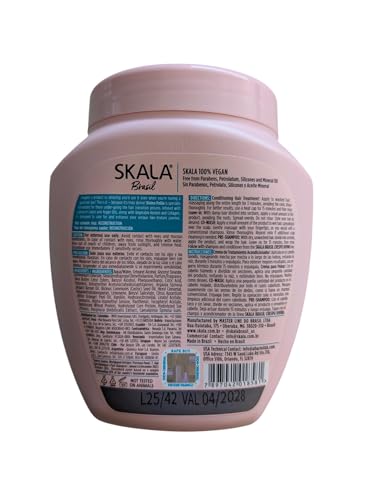 SKALA Brasil Divine Curls 2 in 1 Treatment Cream – Moisturizing Hair Cream for Curly and Wavy Hair – Can Be Used as Conditioner or Leave-In