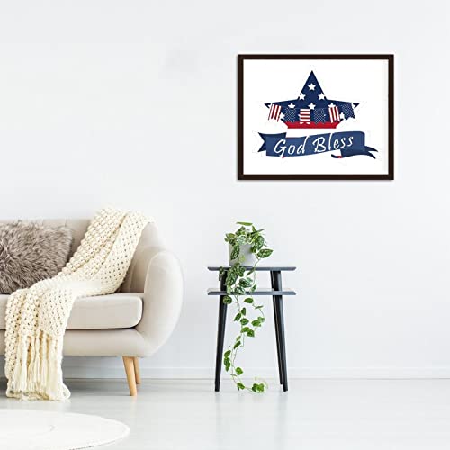 Tableau vintage avec cadre bois pour bureau chic - 4