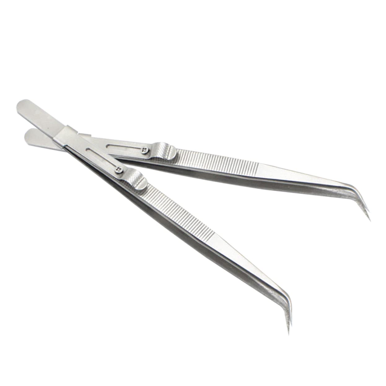 minkissy 6pezzi Pinzette Acciaio Elbow Pinzette Multifunzionali Con Punta Sottile Per Riparazioni Manicure e Gioielli Strumenti Pratici e Leggeri Per Uso Professionale e Personale