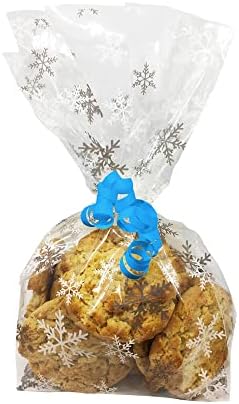 Anniversary House Gold Polka Dot Cello Bags with Twist Ties,12.5 x 28.5 CM
