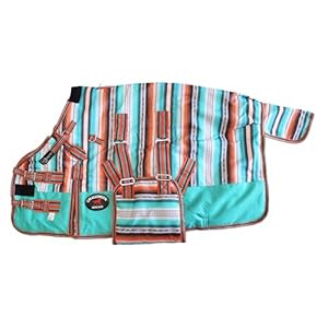 1200D Miniature Weanling Donkey Pony Horse Foal Winter Blanket Serape 51984B
