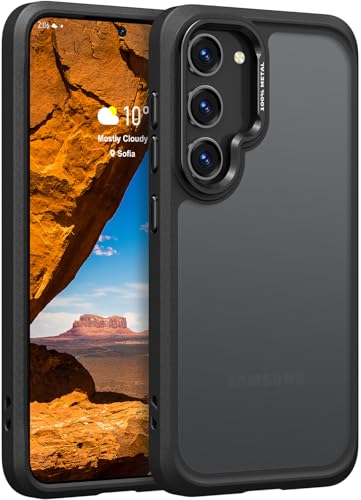 Image of Rayboen for Translucent Matte Samsung S23+ Plus Case, Black