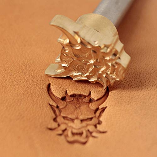 DandS ltd Leather Stamp Tool Stamping Working Carving Punches Tools Craft Saddle Brass Mask Demon #270