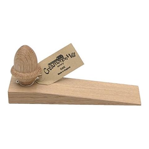 Creamore Mill UK Made Oak Door Wedge / Stop with Acorn Knob by Creamore Mill Cover