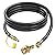 12 FT Propane Quick Connect Hose for RV to Gas Grill, Propane Quick Connect Fittings for 1 LB Throwaway Bottle Connects 1 LB Portable Appliance to RV 1/4" Female Quick Disconnect